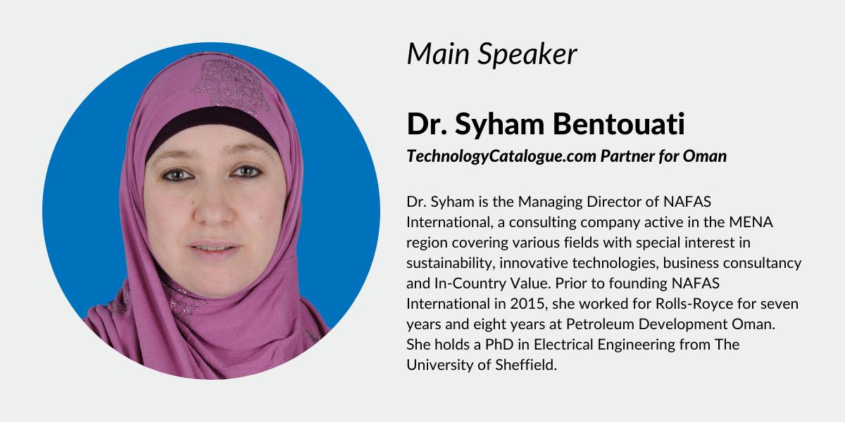About Dr. Syham Bentouati