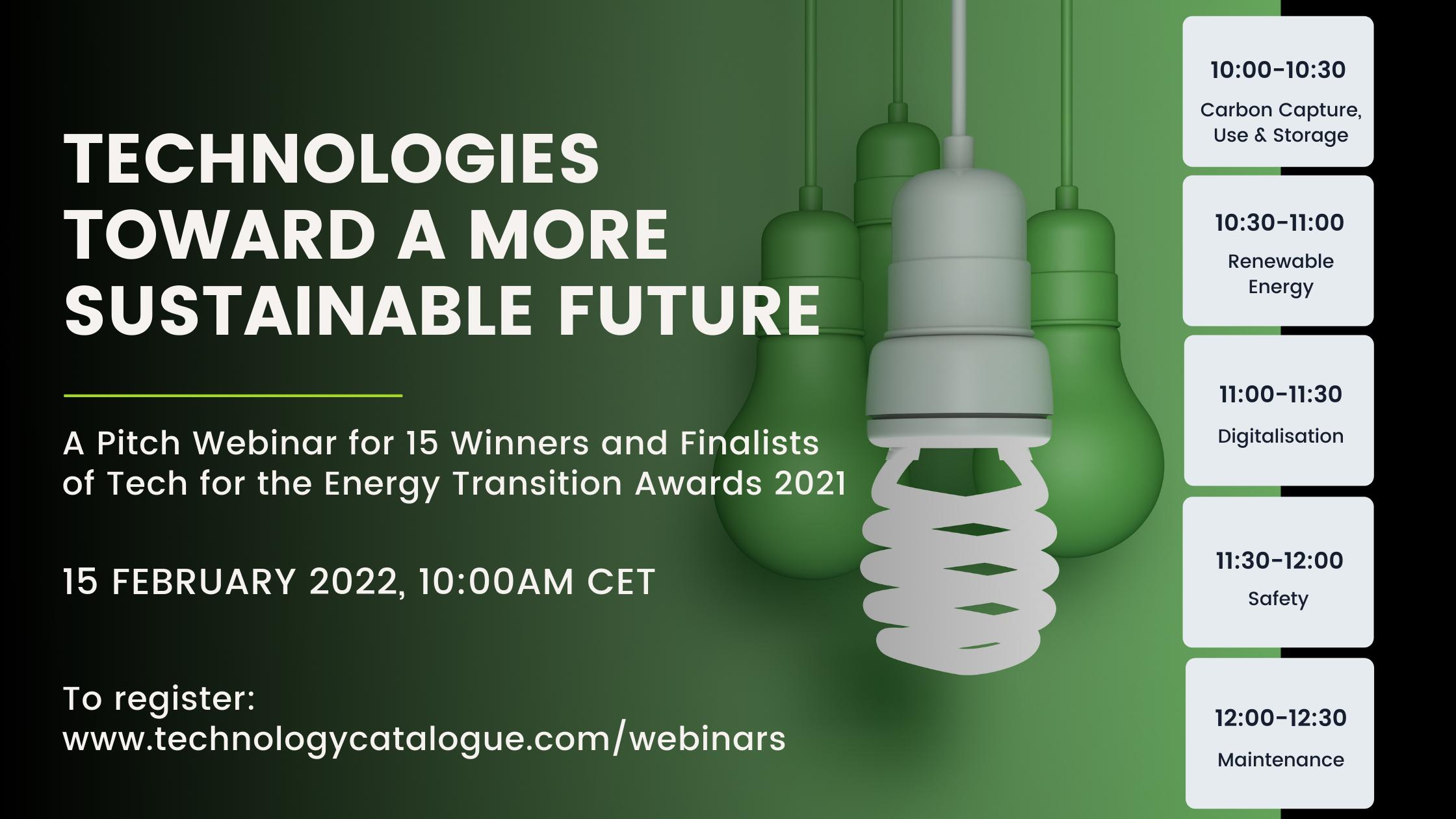 Technologies Towards A More Sustainable Future