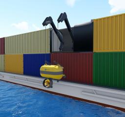 detachable_thruster_barge_container_port_logistics_marine_transhipment